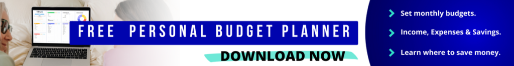 Free Budget Personal Planner to compliment our expert financial advice