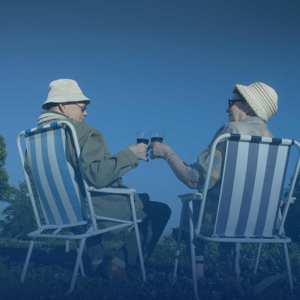 old couple enjoying retirement